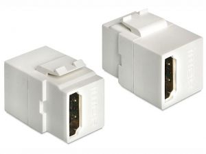 MODUŁ KEYSTONE GNIAZDO HDMI(F)->HDMI(F) DO PUSZKI MONTAŻOWEJ DELOCK