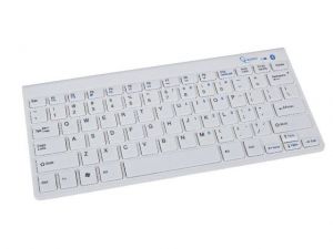 KLAWIATURA GEMBIRD SLIMLINE BEZPRZEWODOWA BLUETOOTH WHITE