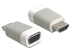 ADAPTER HDMI-A(M)->VGA (F) MINI ROZMIAR DELOCK