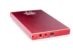 OBUDOWA HDD ZEWNĘTRZNA SATA NATEC RHINO LIMITED EDITION 2.5 USB 3.0 ALUMINIUM RED SLIM