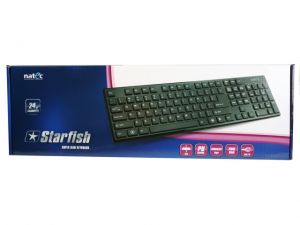 KLAWIATURA NATEC STARFISH BLACK USB HISZSPAŃSKI LAYOUT