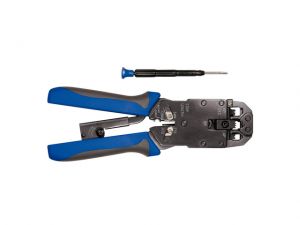 PROFESJONALNY ZACISKACZ WTYKÓW RJ45, RJ12, RJ11, DEC EQUIP