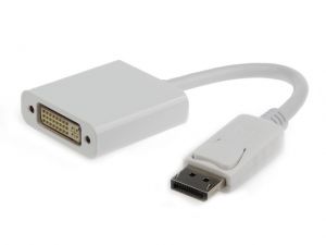 ADAPTER DISPLAYPORT(M)->DVI-I(F)(24+5) DUAL LINK 10CM GEMBIRD
