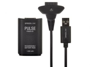 AKUMULATOR SPEEDLINK PULSE POWER KIT DO GAMEPADA XBOX 360 Z KABLEM ŁADUJĄCYM