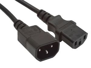 PRZEDŁUŻACZ KABLA ZASILAJĄCEGO VDE IEC 320 C13-> C14 1.8M NATEC EXTREME MEDIA (BLISTER)