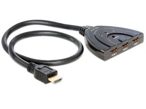 PRZEŁĄCZNIK SPLITTER HDMI 3 URZĄDZENIA BIDIRECTIONAL DELOCK