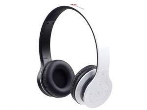 SŁUCHAWKI GEMBIRD BHP-BER-W WHITE (BLUETOOTH) +MIKROFON+ REGULACJA