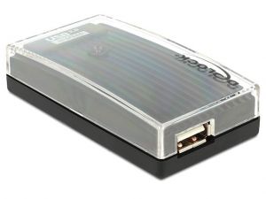 HUB USB 2.0 4-PORTY 2.0 BLISTER DELOCK