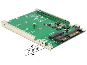 ADAPTER SATA 22PIN->M.2 NGFF NA PŁYTCE 2.5 DELOCK