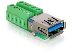 ADAPTER TERMINAL BLOCK (10PIN)->USB 3.0(F) DELOCK