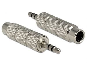 ADAPTER JACK STEREO 3.5MM(M)->6.35MM(F)