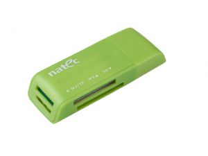CZYTNIK NATEC MINI ANT 3 SDHC MMC M2 MICRO SD USB 2.0 GREEN