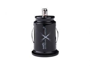 ŁADOWARKA ADAPTER NAPIĘCIA ZAPALNICZKA 12V/24V- 2XUSB 5V/2A MINI BLACK NATEC EXTREME MEDIA