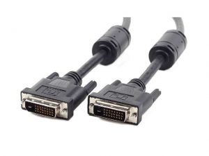 KABEL DVI-D(M)(24+1)->DVI-D(M)(24+1) 10M DUAL LINK FERRYT BLACK GEMBIRD