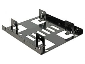ADAPTER HDD / SSD SANKI 3.5->2X2.5 HDD/SSD DELOCK (USZKODZONE OPAKOWANIE)