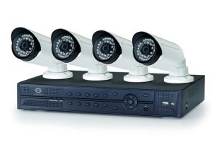 ZESTAW 4 KAMER IP 1 MPX POE + REJESTRATOR 4 KANAŁOWY (4 PORTY POE) CONCEPTRONIC C4CHIPSKIT