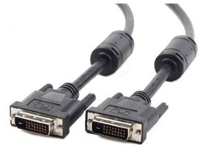 KABEL DVI-D(M)(24+1)->DVI-D(M)(24+1) 3M DUAL LINK FERRYT BLACK GEMBIRD