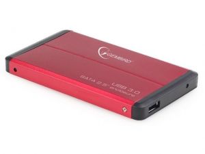 OBUDOWA HDD ZEWNĘTRZNA SATA GEMBIRD 2.5\ USB 3.0 RED