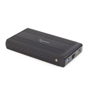 OBUDOWA HDD ZEWNĘTRZNA SATA GEMBIRD 3.5\ USB 3.0 BLACK ALUMINIUM