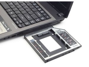 ADAPTER HDD RAMKA 5.25->2.5 SLIM 9.5MM ( HDD W MIEJSCE CD/DVD W LAPTOPIE) GEMBIRD