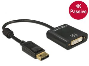 ADAPTER DISPLAYPORT 1.2->DVI(F)(24+5)4K DELOCK
