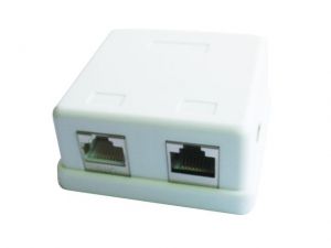 GNIAZDO NATYNKOWE KAT.5 2X RJ45 HALF-SHIELDED KEYSTONE GEMBIRD