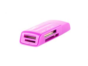 CZYTNIK NATEC MINI ANT 3 SDHC MMC M2 MICRO SD USB 2.0 PURPLE