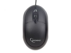 MYSZ GEMBIRD OPTYCZNA 1-SCROLL BLACK (USB)(MUS-U-01)