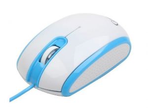 MYSZ GEMBIRD OPTYCZNA 1-SCROLL BLUE/WHITE(USB)(MUS-105-B)