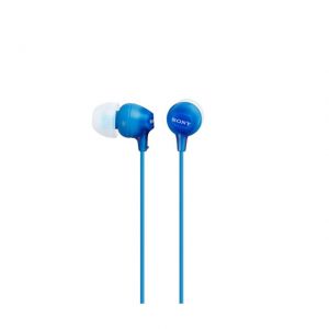 SŁUCHAWKI SONY DOKANAŁOWE MP3/SMARTFON Z MIKROFONEM MDR-EX15APL (NIEBIESKIE)