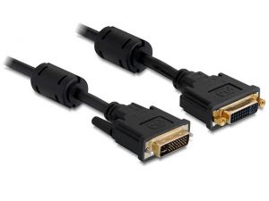PRZEDŁUŻACZ DVI-I(24+5) 1M DUAL LINK +FERRYT DELOCK