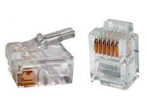 WTYK TELEFONICZNY RJ-12 (100SZT)MP-64P6C (6 PIN)