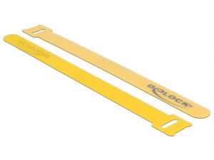 OPASKA ZACISKOWA RZEP 200MM YELLOW 10SZT DELOCK