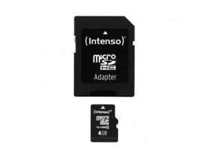 KARTA PAMIĘCI INTENSO MICRO SD 4GB SDHC CARD CLASS 10