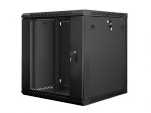 SZAFA INSTALACYJNA WISZĄCA 19 12U 600X600 CZARNA LANBERG (FLAT PACK)