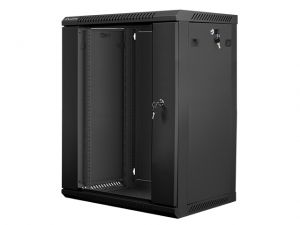 SZAFA INSTALACYJNA WISZĄCA 19 15U 600X450 CZARNA LANBERG (FLAT PACK)