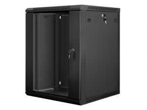 SZAFA INSTALACYJNA WISZĄCA 19 15U 600X600 CZARNA LANBERG (FLAT PACK)