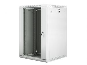 SZAFA INSTALACYJNA WISZĄCA 19 18U 600X600 SZARA LANBERG (FLAT PACK)