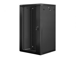 SZAFA INSTALACYJNA WISZĄCA 19\ 22U 600X600 CZARNA LANBERG (FLAT PACK) (USZKODZONE OPAKOWANIE)