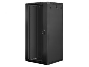 SZAFA INSTALACYJNA WISZĄCA 19 27U 600X600 CZARNA LANBERG (FLAT PACK)