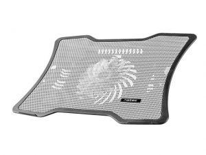 PODSTAWKA CHŁODZĄCA DO LAPTOPA 12.1-15.6” NATEC MACAW WHITE Z CICHYM WENTYLATOREM