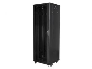 SZAFA INSTALACYJNA STOJĄCA 19 37U 600X600 CZARNA LANBERG (FLAT PACK)