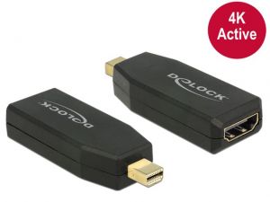 ADAPTER DISPLAYPORT MINI 1.2->HDMI AKTYWNY 4K BLACK
