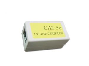 ADAPTER ZŁĄCZKA SIECIOWA CAT.5E RJ45 X2