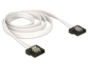KABEL SATA DATA III (6GB/S) 70CM FLEXI WHITE DELOCK