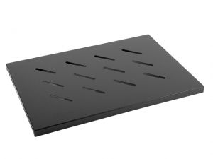 PÓŁKA DO SZAF 19 450MM CZARNA LANBERG (1U/500X280MM UDŹWIG DO 20KG, MONTAŻ 4 PUNKTOWY)