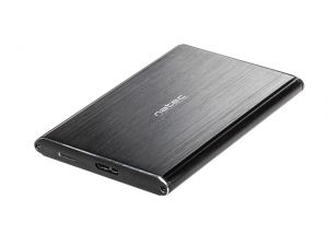 OBUDOWA HDD ZEWNĘTRZNA SATA NATEC RHINO PRO SLIM 2.5\ USB 3.0 ALUMINIUM BLACK
