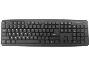 KLAWIATURA GEMBIRD STANDARD CYRYLICA BLACK USB KB-U-103-RU