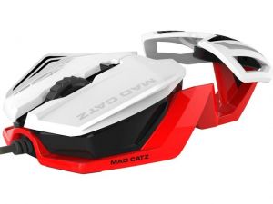 MYSZ MAD CATZ R.A.T. 1 WHITE/RED (OPTYCZNA PRZEWODOWA)
