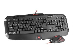 ZESTAW KLAWIATURA + MYSZ DLA GRACZY GENESIS CX33 HISZPAŃSKI LAYOUT Z OPROGRAMOWANIEM